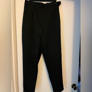 Like new Black Slacks button n zip side size 12